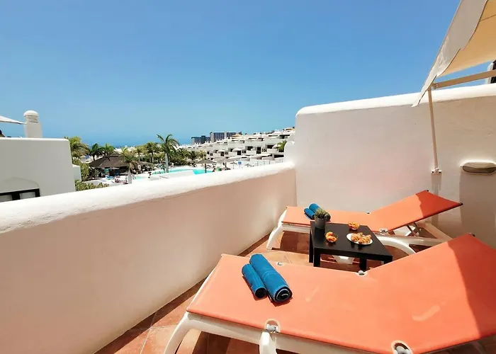 Adejeparadise25-b Duplex Views And Heatedpool Daire Costa Adeje